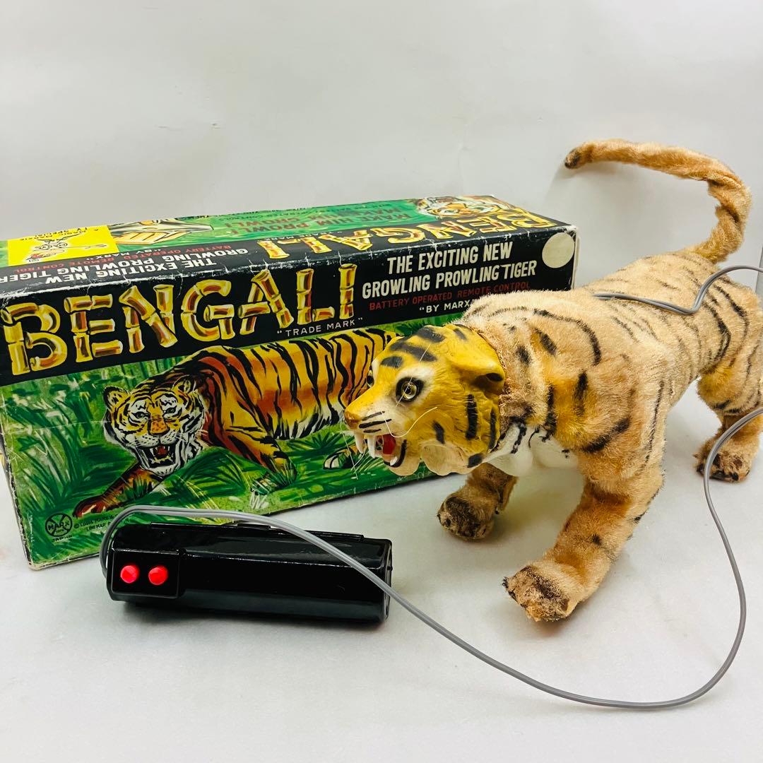 当時物／激レア ブリキロボット マルクス玩具 ベンガル タイガー リモコン付 当時物／激レア ブリキロボット マルクス玩具 ベンガル タイガー