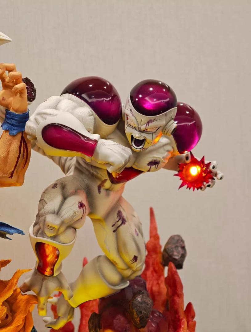 ドラゴンボール 超サイヤ人 VS フリーザ 彫刻フィギュア ガレージ