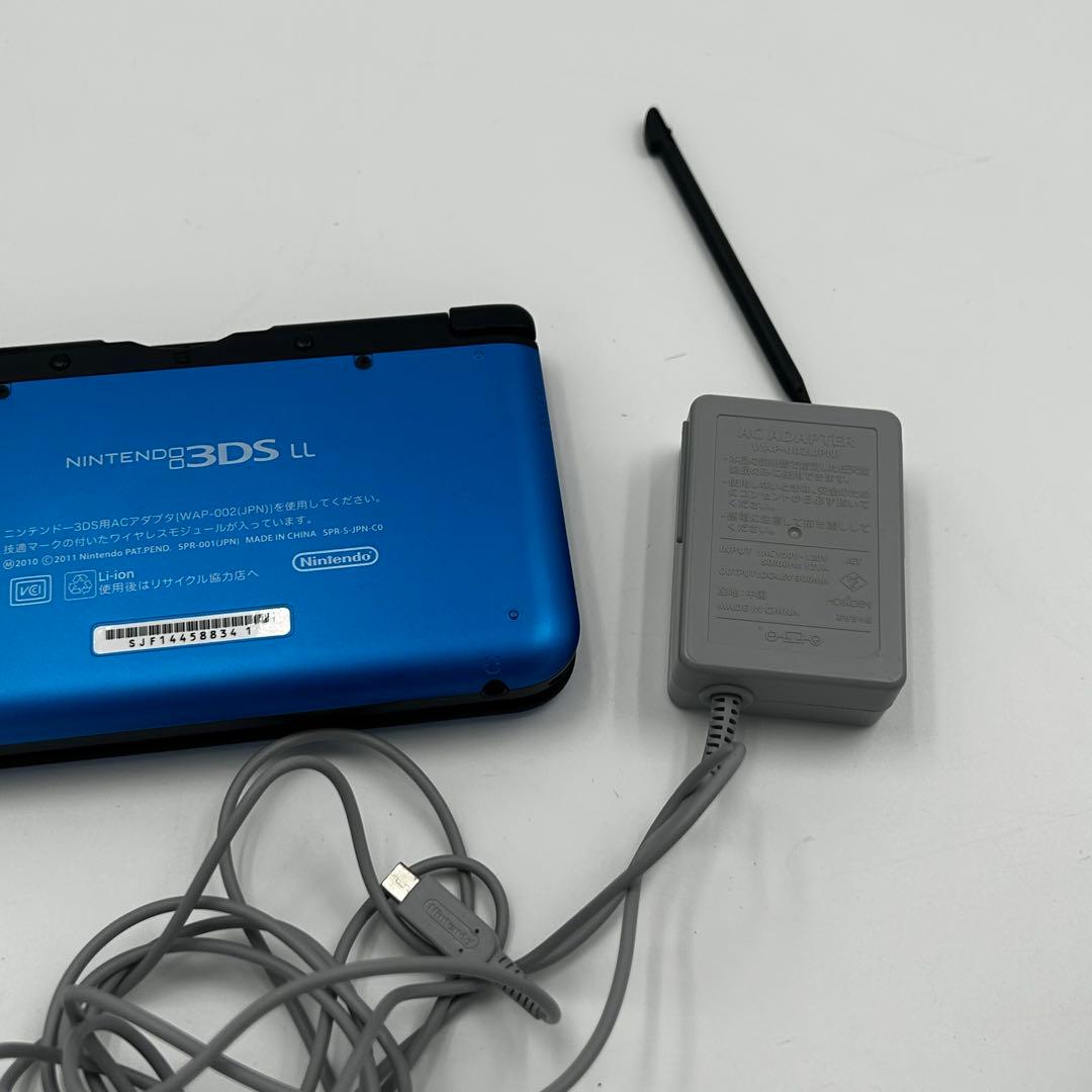ニンテンドー3DS LL 青 本体 ACアダプター付き - メルカリ
