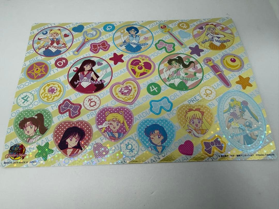 ジャンボカードダス セーラームーンメタルシートステッカー4種 - メルカリ