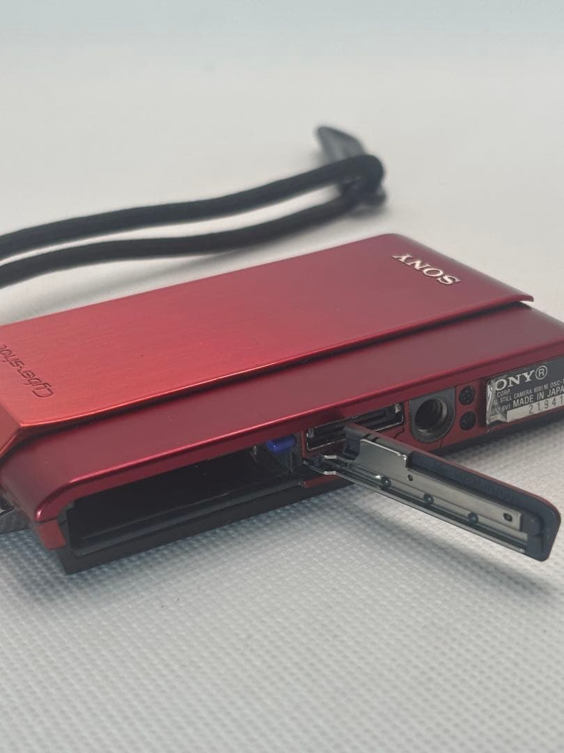 SONY ソニー Cyber-shot DSC-T900 レッド☆元箱付き☆ - メルカリ