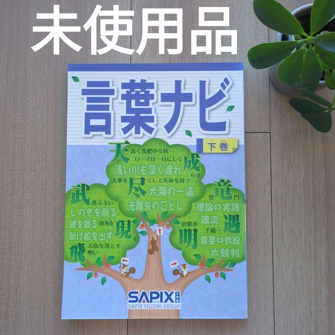 サピックス　言葉ナビ 下巻　 SAPIX　sapix SAPIX 言葉ナビ 下巻 サピックス ことばナビ - メルカリ