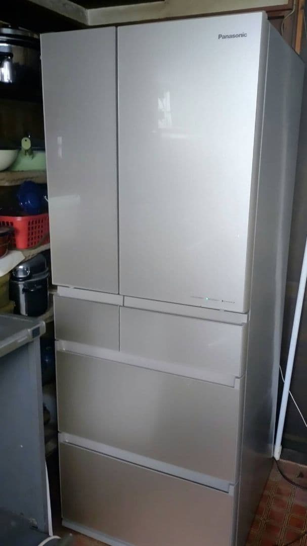 Panasonic 冷蔵庫 450L 2022年製 パナソニック 冷蔵庫 冷蔵庫 450L ヘアラインシャンパン NR-F45HY2-N