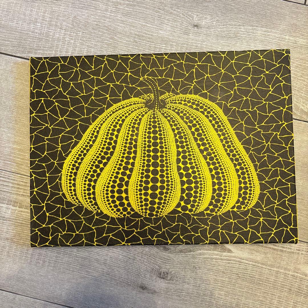 草間彌生 黄色かぼちゃ 模写 手書油彩 - メルカリ