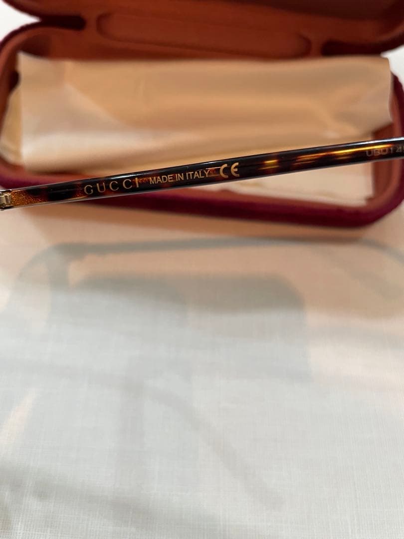 GUCCI グッチ 眼鏡 GG0296OA カラーレンズ入り パープル系 - メルカリ