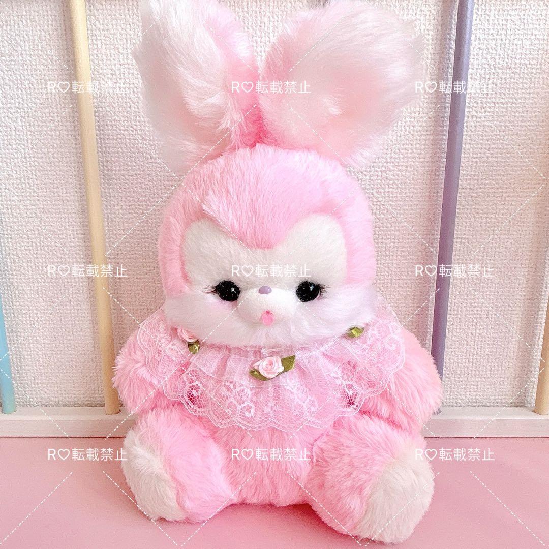 ハンドメイド 作家 うさぎ ぬいぐるみ ファンシー - メルカリ