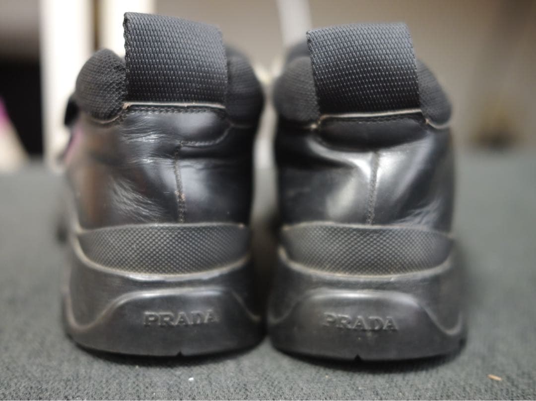 00s Prada archive leather gimmick shoes