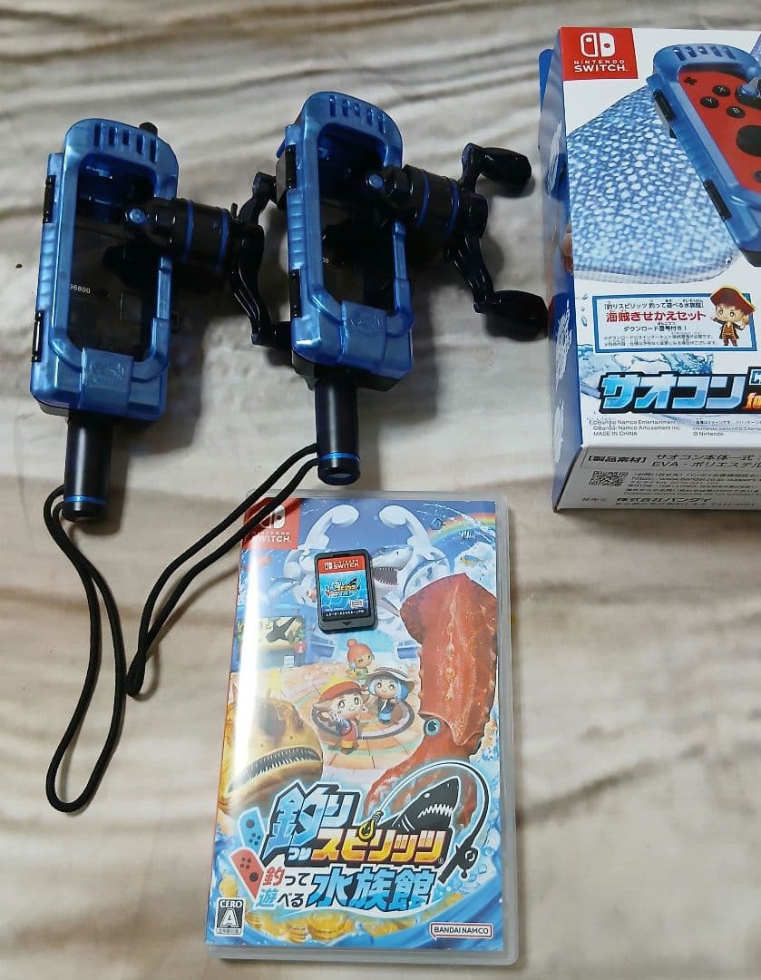 釣りスピリッツ 釣って遊べる水族館　サオコン×２セット売り 任天堂（Nintendo） Nintendo Switch 釣りスピリッツ 釣って遊べる