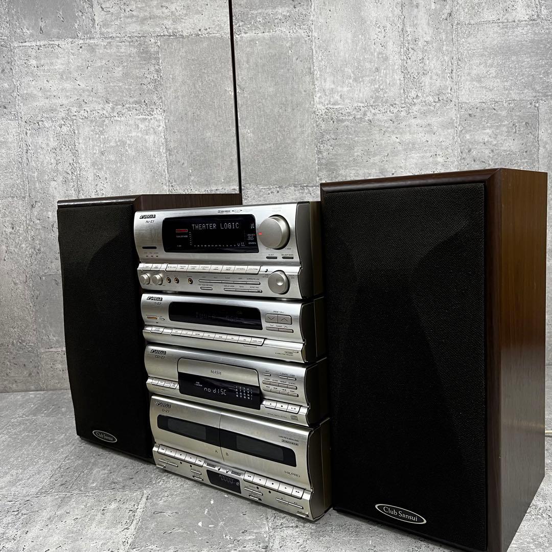 CLUB SANSUI システムコンポ カセットデッキ CDプレイヤー アンプ