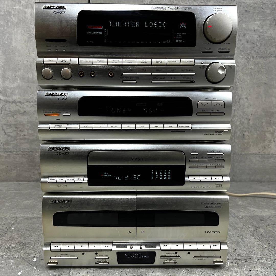 CLUB SANSUI システムコンポ カセットデッキ CDプレイヤー アンプ