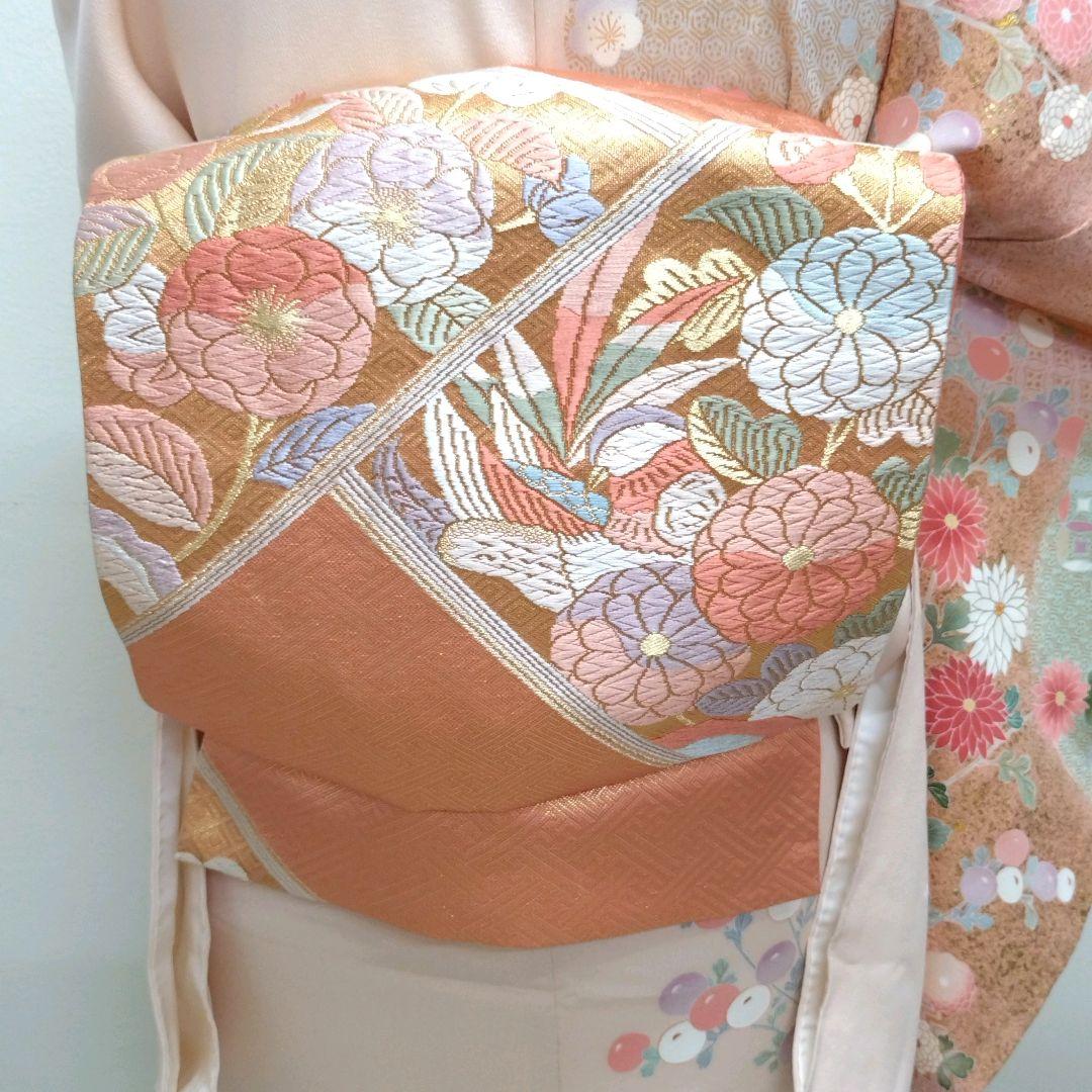 949 半額セール 薄ピンク系 作家もの 友禅訪問着 4点フルセット - メルカリ