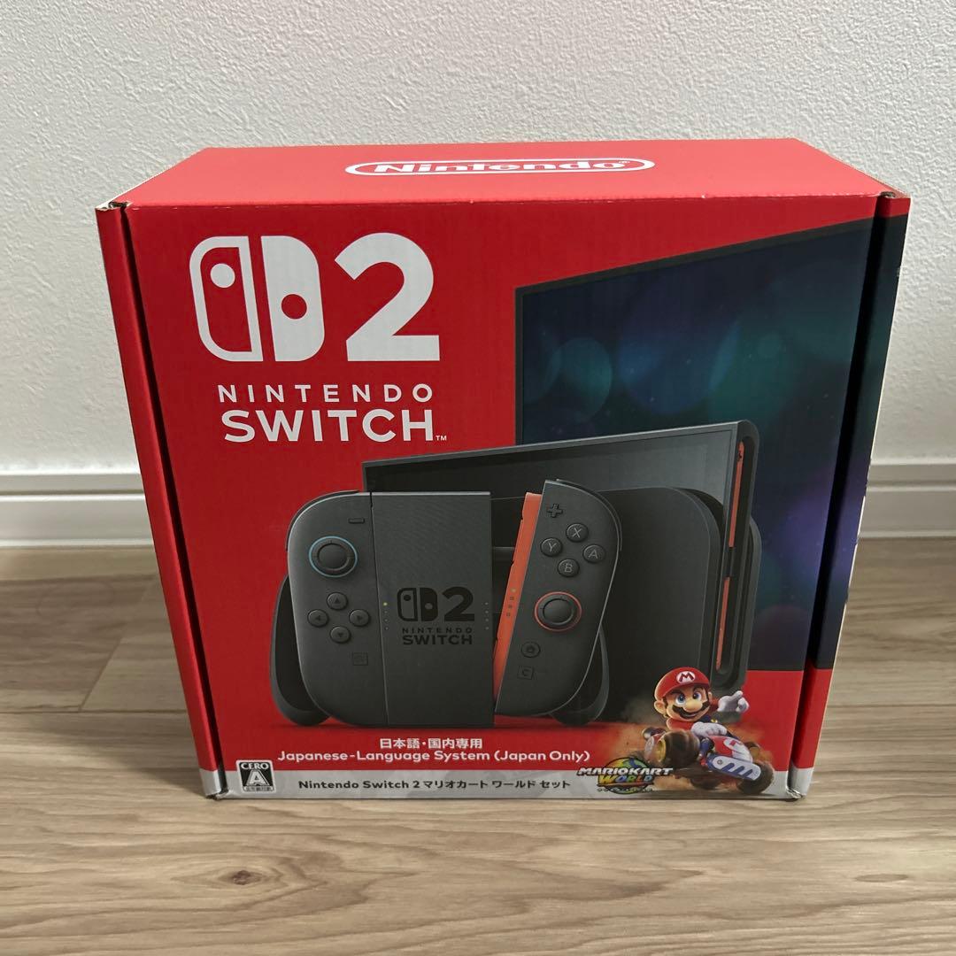 未開封 Nintendo Switch2 (日本語版)マリオカートワールドセット Amazon.co.jp: Nintendo Switch 2(日本語・国内専用) マリオカート