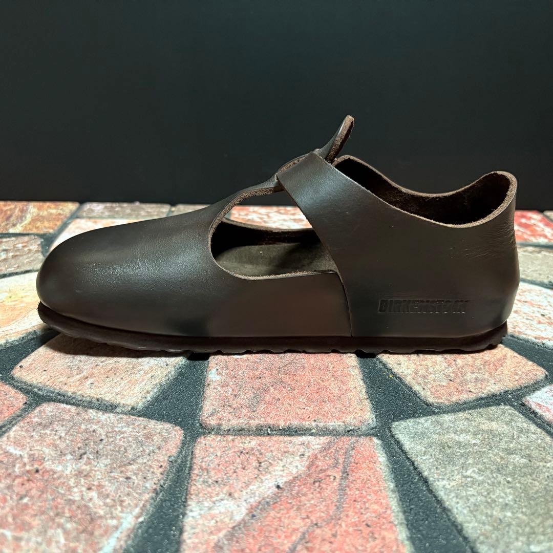 極美品　ビルケンシュトック　サンダル　22.5cm サボ　Tストラップ　ブラウン