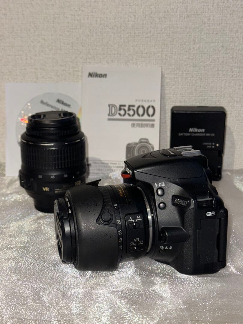 美品 Nikon D5500 スタートキット Wi-Fi転送 限定ストラップ - メルカリ