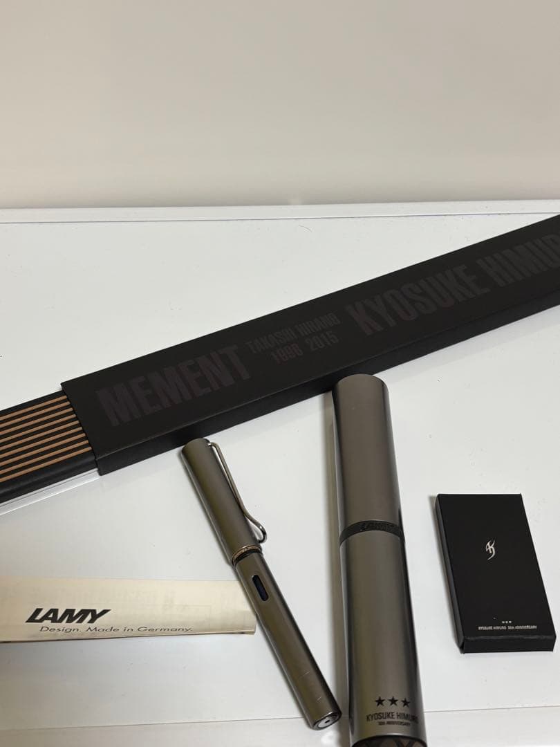 氷室京介　MEMENTオリジナルインセンス　お香　LAMY 万年筆 氷室京介 MEMENTオリジナルインセンス お香 LAMY 万年筆