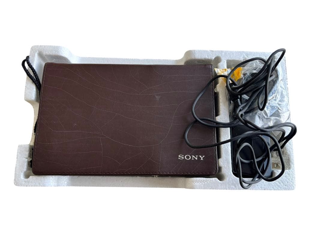 SONY カセットコーダー TCM-280 レザーケース 昭和レトロ 動作未確認