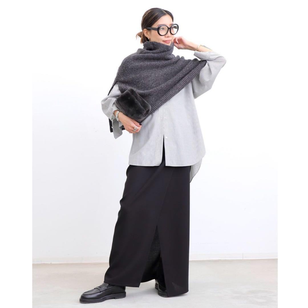 アパルトモン GOOD GRIEF RIBBED KNIT スヌード 新品 - メルカリ