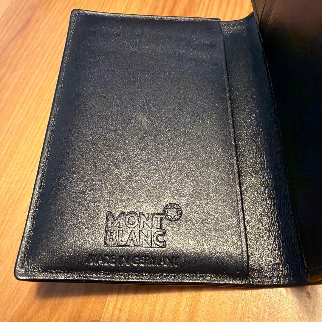 名刺ケース モンブラン 黒 名刺入れ - メルカリ