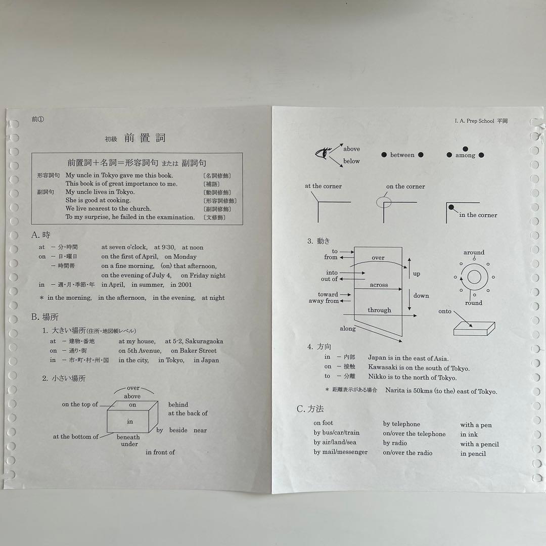 平岡塾 文法プリント - メルカリ