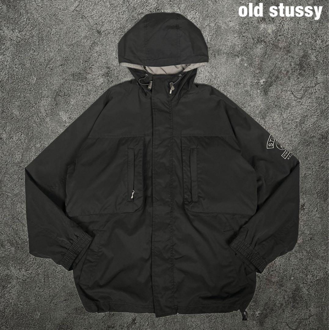 old stussy 00s SSTフィッシングナイロンジャケット ステューシー