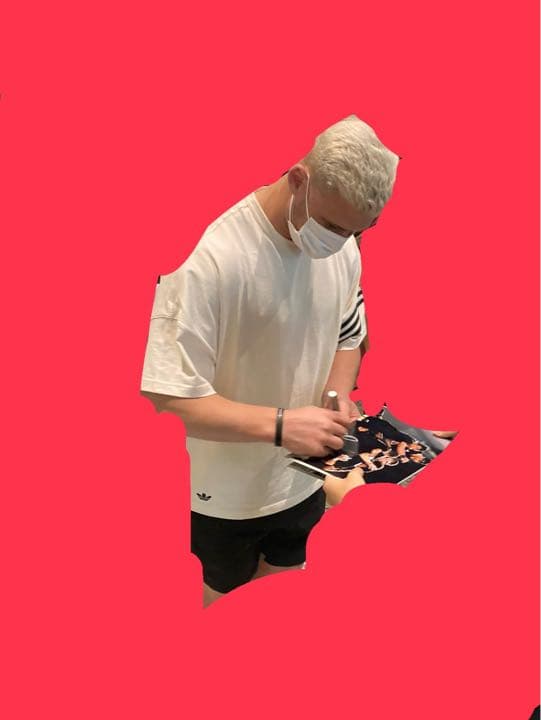 オールブラックス 直筆サイン入り 写真 ③ ユニフォーム ボーデン