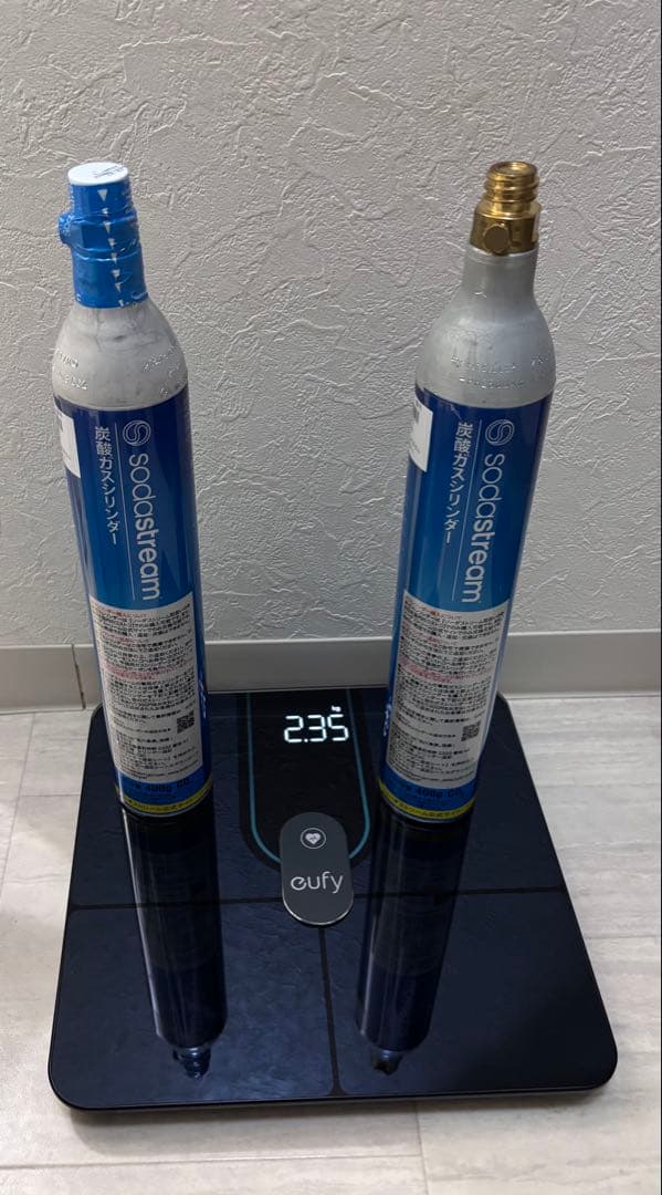 ソーダストリームガスシリンダー 60l 満タン2本 - メルカリ