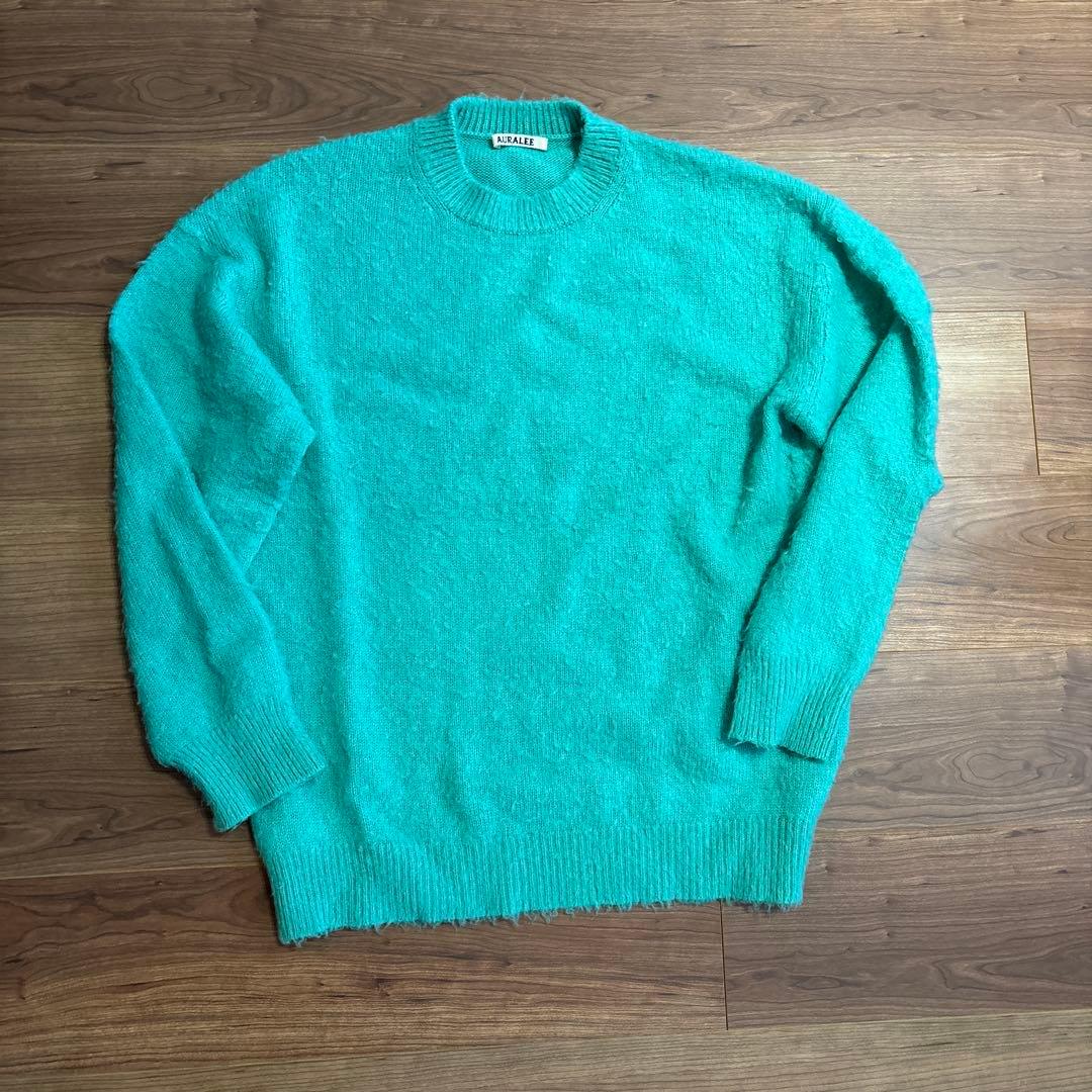 【AURALEE】BRUSHED WOOL CASHMERE SILK KNIT AURALEE BRUSHED WOOL CASHMERE SILK KNIT P/O – Chum!