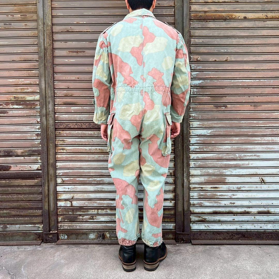 70s イタリア軍 実物 サンマルコカモ 迷彩 海兵隊 ジャンプスーツ