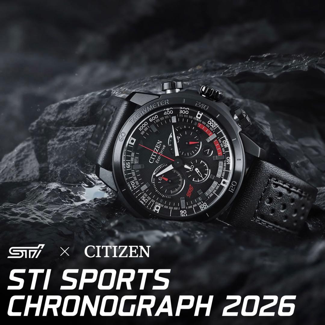 STI SPORTS CHRONOGRAPH 2026 第五弾 500本限定 - メルカリ