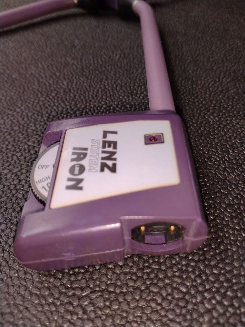 レンツシステムアイロンF-4G 5角4mm理容アイロン 中古美品ラバー新品