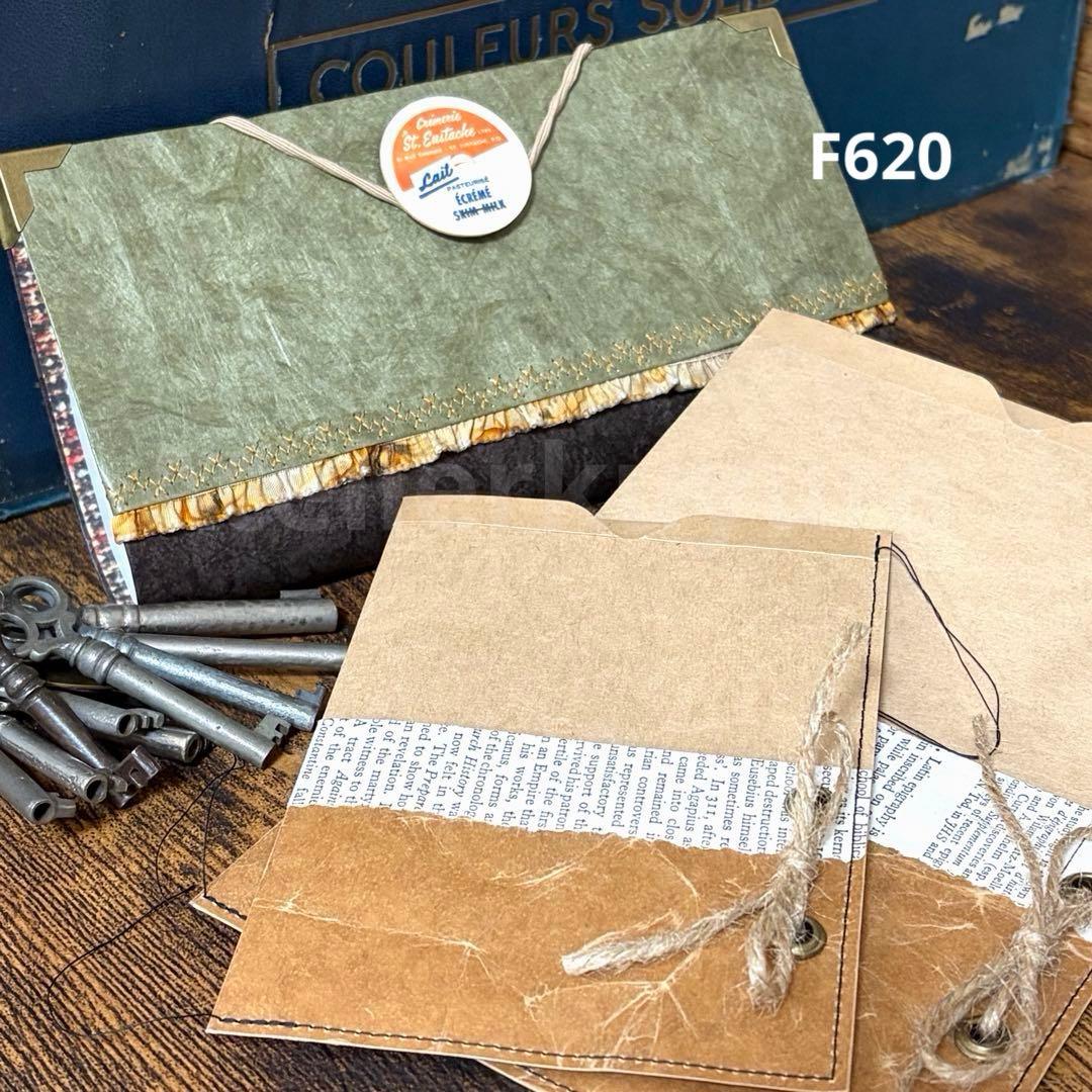 限定】ノベルティ付き F620 蛇腹ファイル おすそ分け コラージュ