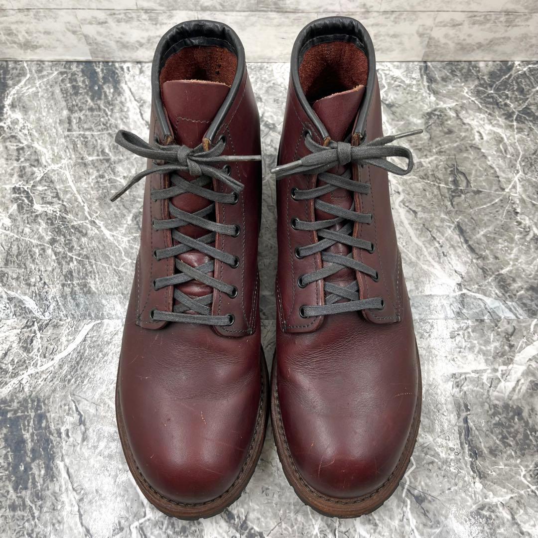 レッドウィング ベックマン US9.5 フラットボックス ブーツ ボルドー