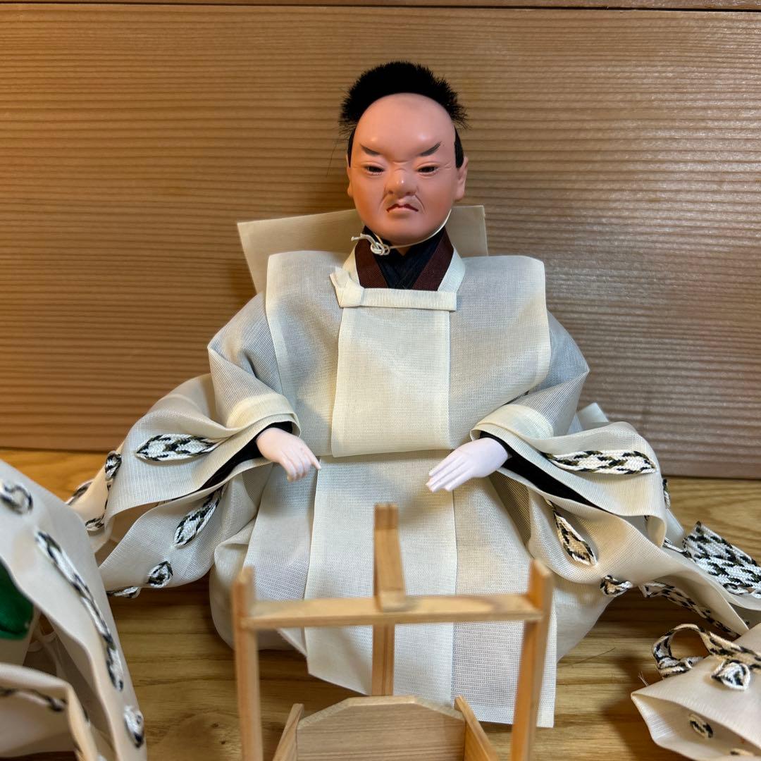 雛人形 三人上戸 仕丁 京人形 松屋 有職 桐箱付き - メルカリ
