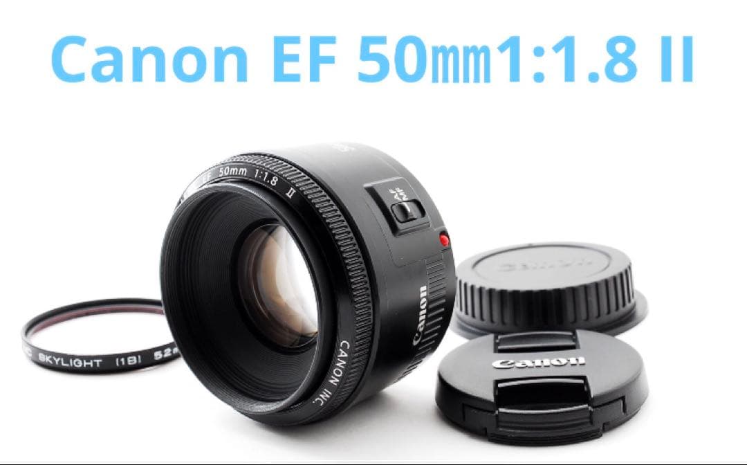 キヤノン/単焦点レンズ/Canon/LENS EF 50mm 1:1.8 II Canon Lens EF 50 mm f/1.8 II | eBay