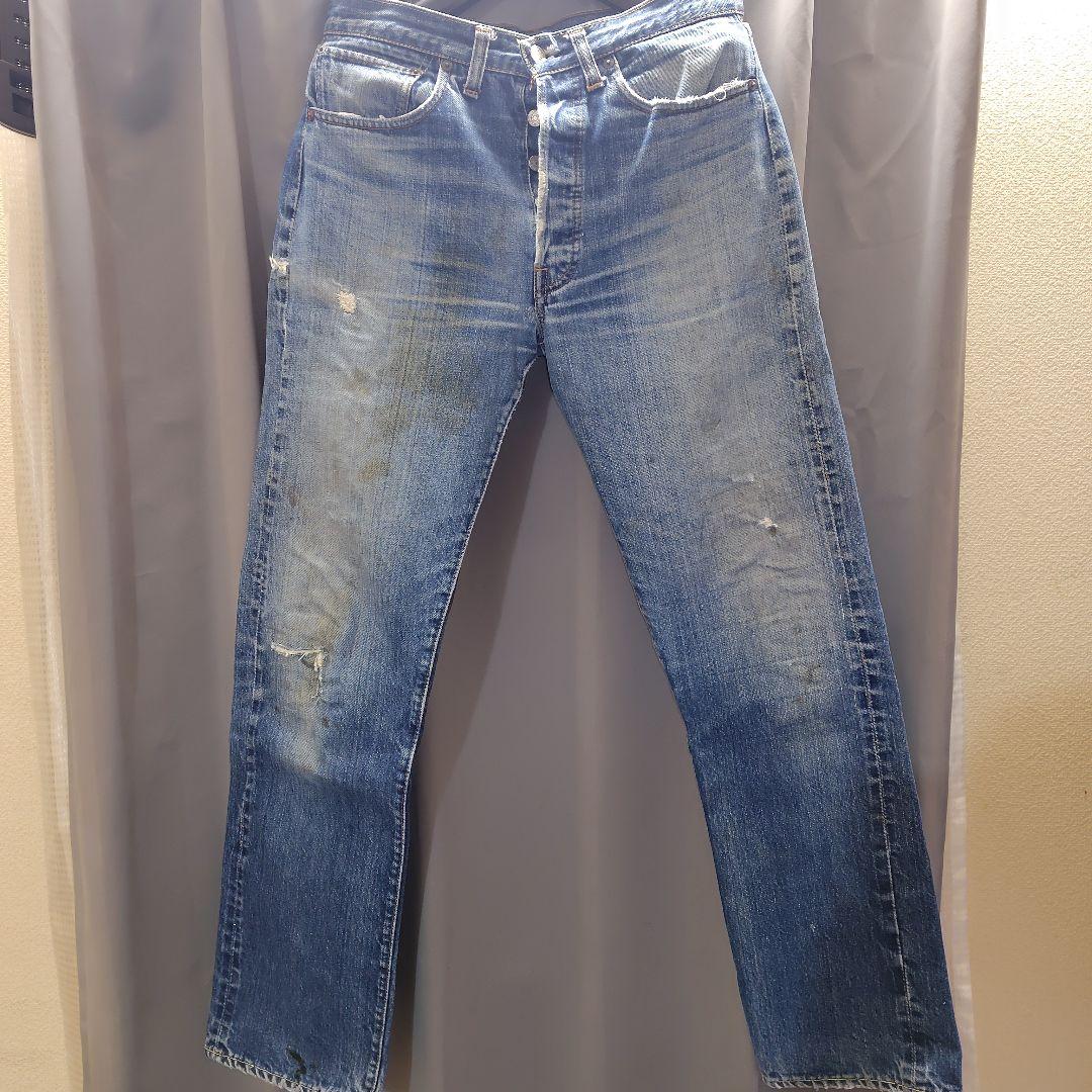 Levi’s リーバイス 501 66 BIGＥ 耳付き 　ゴールデンサイズ 希少！Levi''s リーバイス 501 80's デットストック ゴールデンサイズ