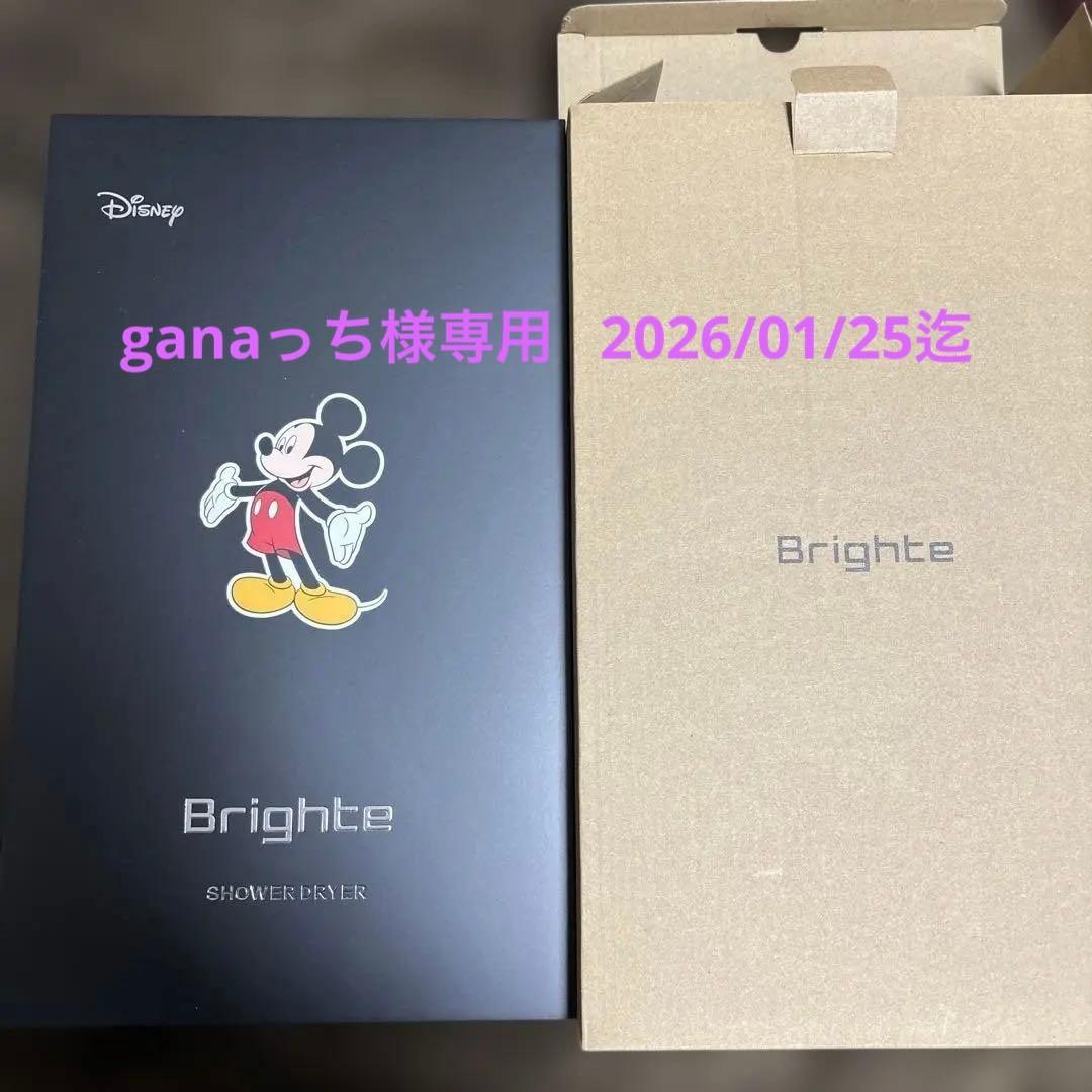 SHOWER DRYER Disney ミッキー 限定とドライヤースタンド 数量限定✨ ミッキーマウスデザイン登場！ ＼ Brighteの次世代型