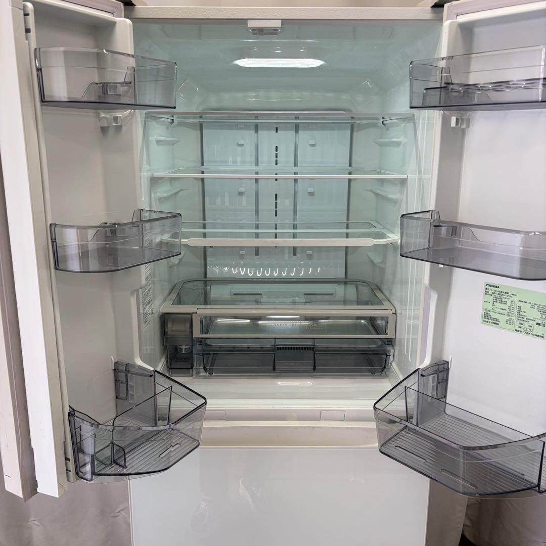 ☆144 冷蔵庫 東芝 400ℓ〜500ℓ 大型 綺麗 フレンチドア 設置無料