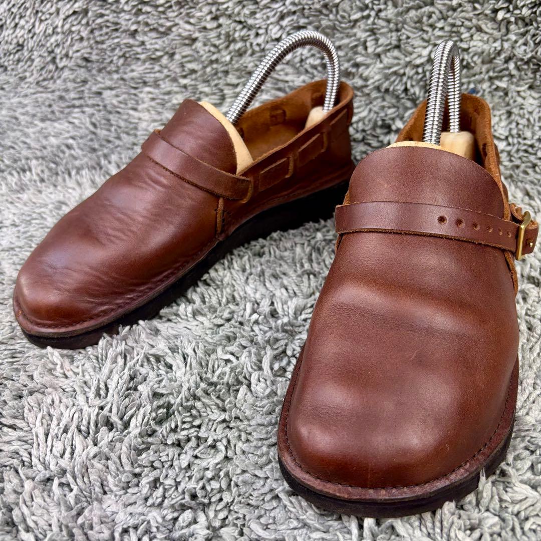 美品✨サイズ7オーロラシューズ ミドルイングリッシュ ブラウン 24cm AURORA SHOES（オーロラシューズ） //【定価3.7万】オーロラシューズ