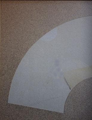 前田青邨 「一服（白描）」日本画(紙本・水墨・淡彩） 扇面 額装 東美