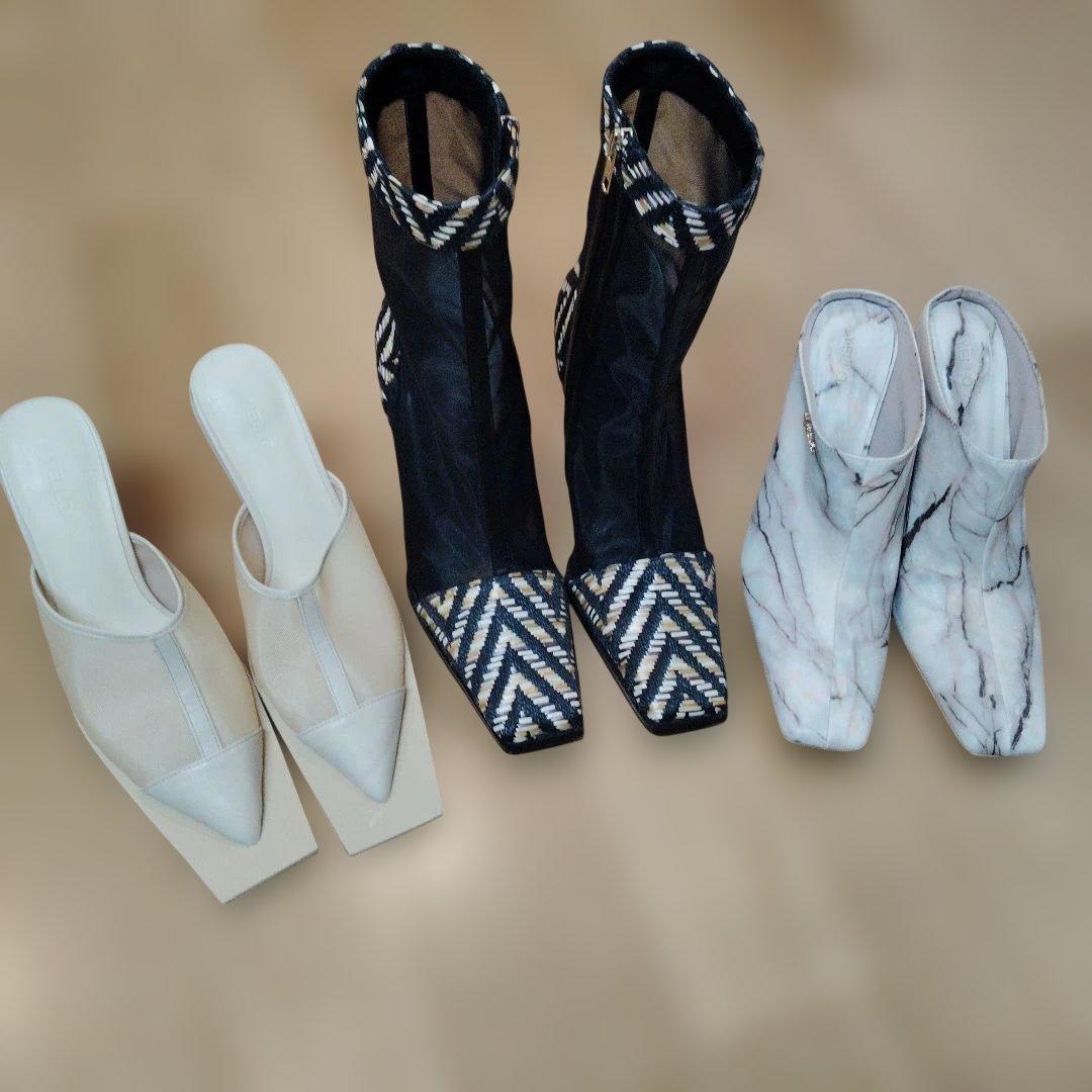 YELLO　　美品3足まとめ売り　L〜XL YELLOの靴大好き❤️‍🔥 @yelloshoes_official 気付いたら3足オーダー