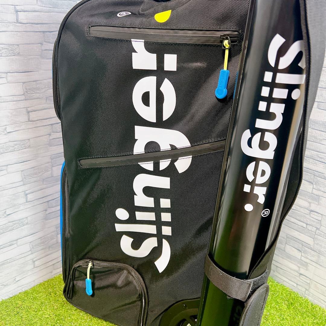 新型 スリンガーバッグ Slinger Bag テニス球出しマシン オシレーター