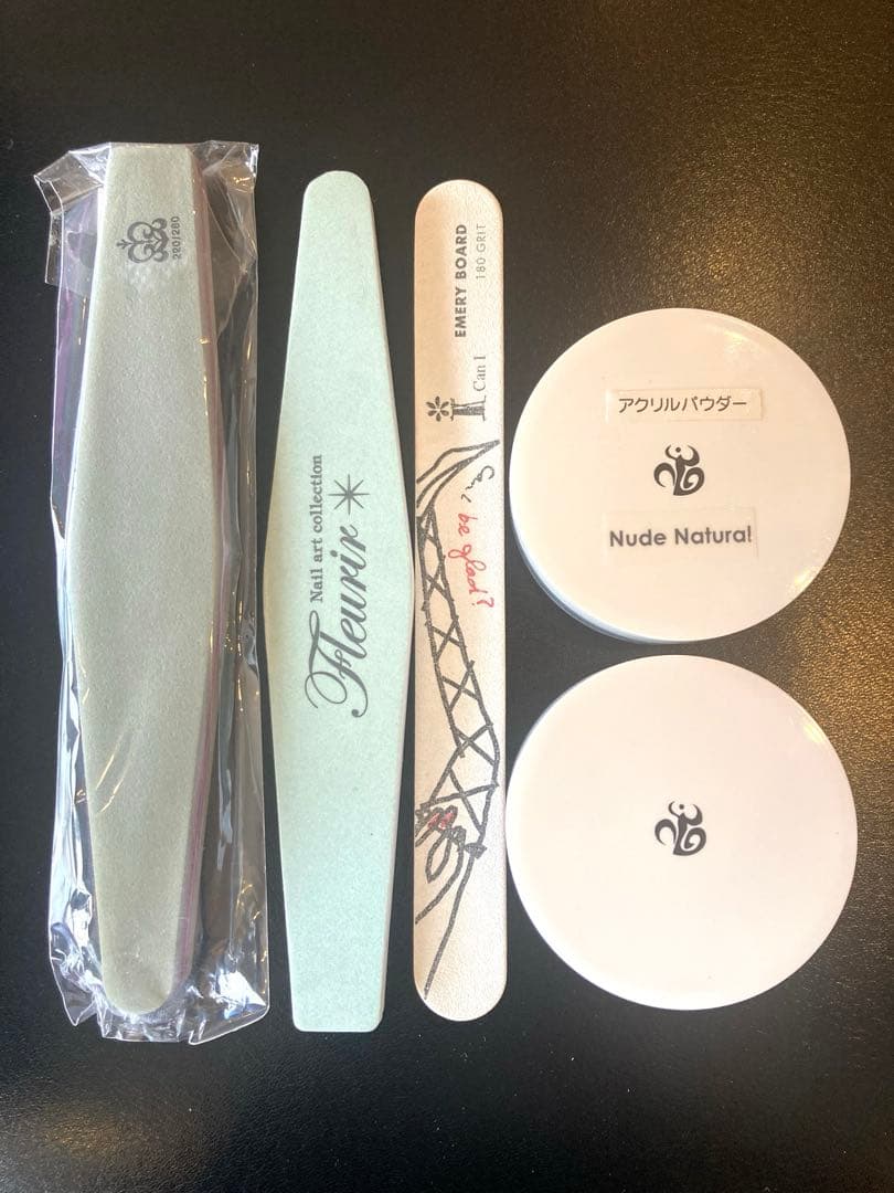 Nail de dance】アクリルパウダーと新品ファイルセット - メルカリ