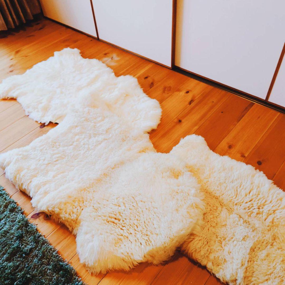 リアルムートン 天然 シープスキン 送料込み 匿名 メルカリ便 - メルカリ