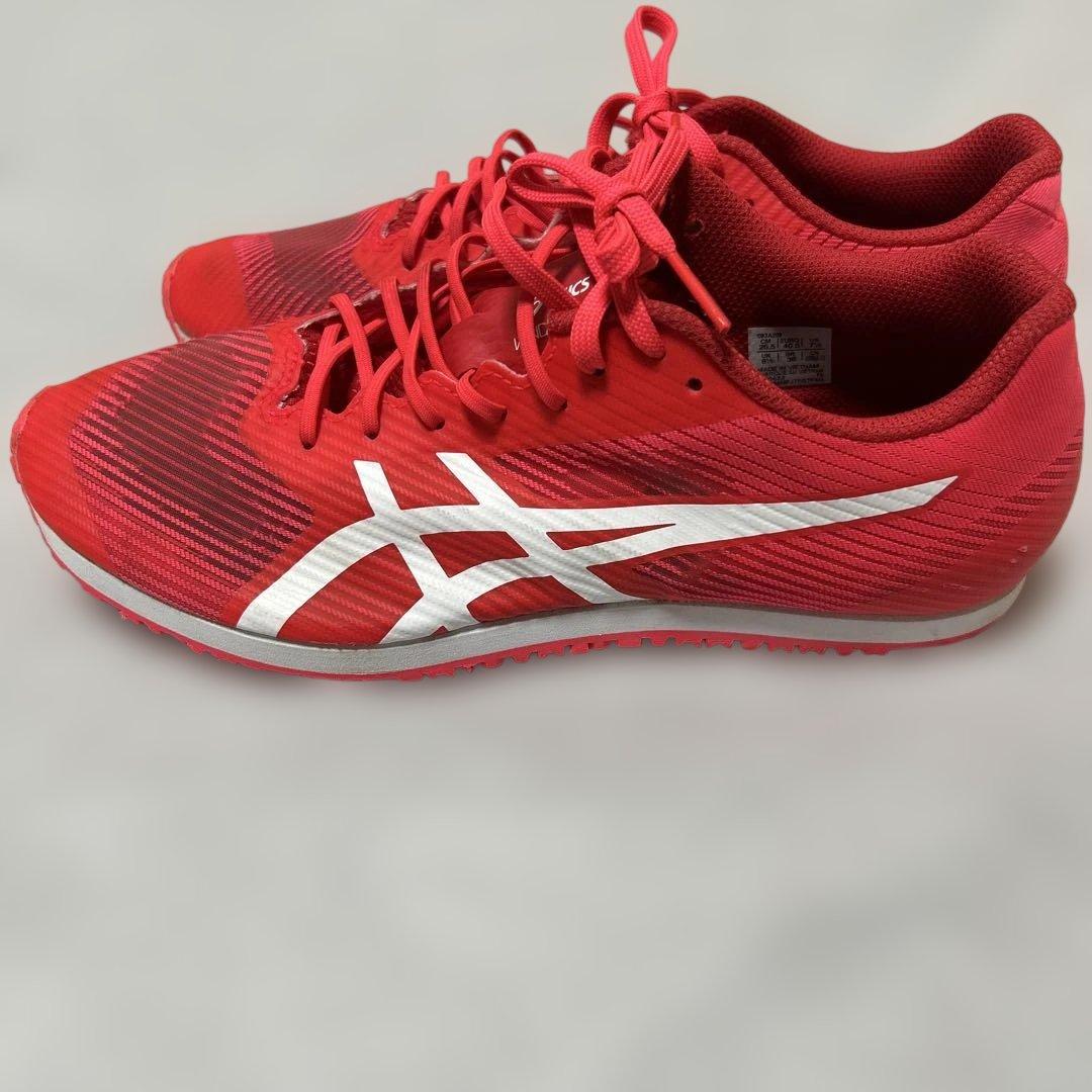 【美品】アシックス　ウインドスプリント3　25.5cm 陸上トレーニングシューズ