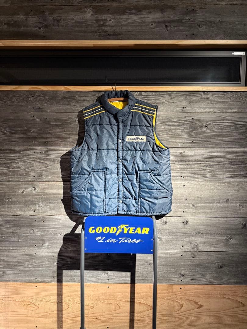 GOODYEAR グッドイヤー オフィシャル ビンテージ レーシング ベスト 沖縄古着屋CYCLONE サイクロン