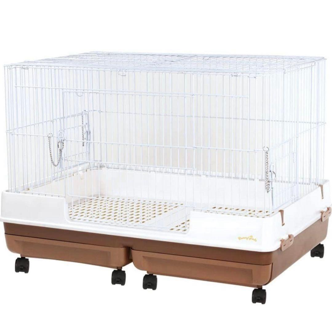 ミニマルランド うさぎのカンタンおそうじケージ ブラウン ワイド Amazon.co.jp: ミニマルランド うさぎのカンタンおそうじケージ