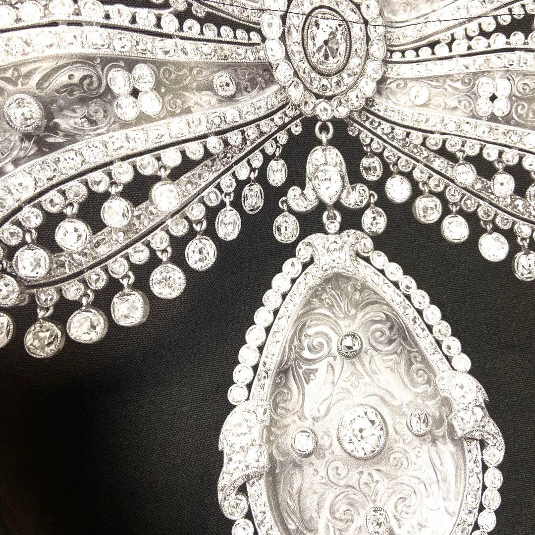 ロンドンV&A 美術館 カルティエ展 Cartier限定トートバッグ ブローチ柄