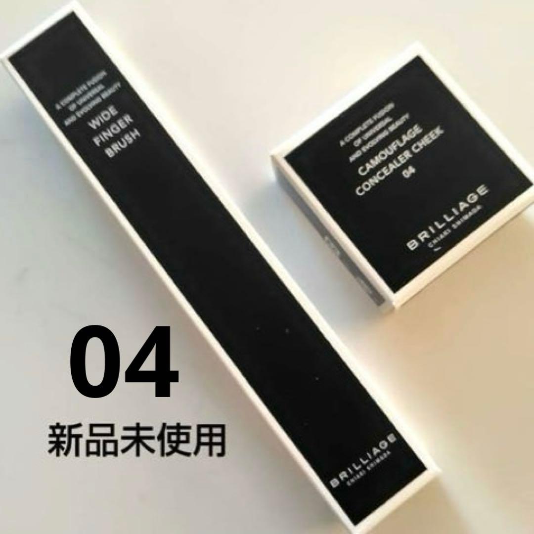 ブリリアージュ カモフラージュコンシーラーチーク04 専用ブラシ【新品