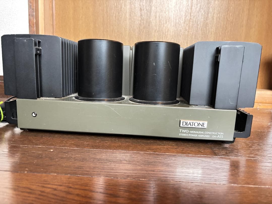 DIATONE DA-A15 ステレオパワーアンプ 本体（通電音出し確認すみ） DA-A15+DA-M15 DIATONE - 中古オーディオ 高価買取・販売 ハイファイ堂