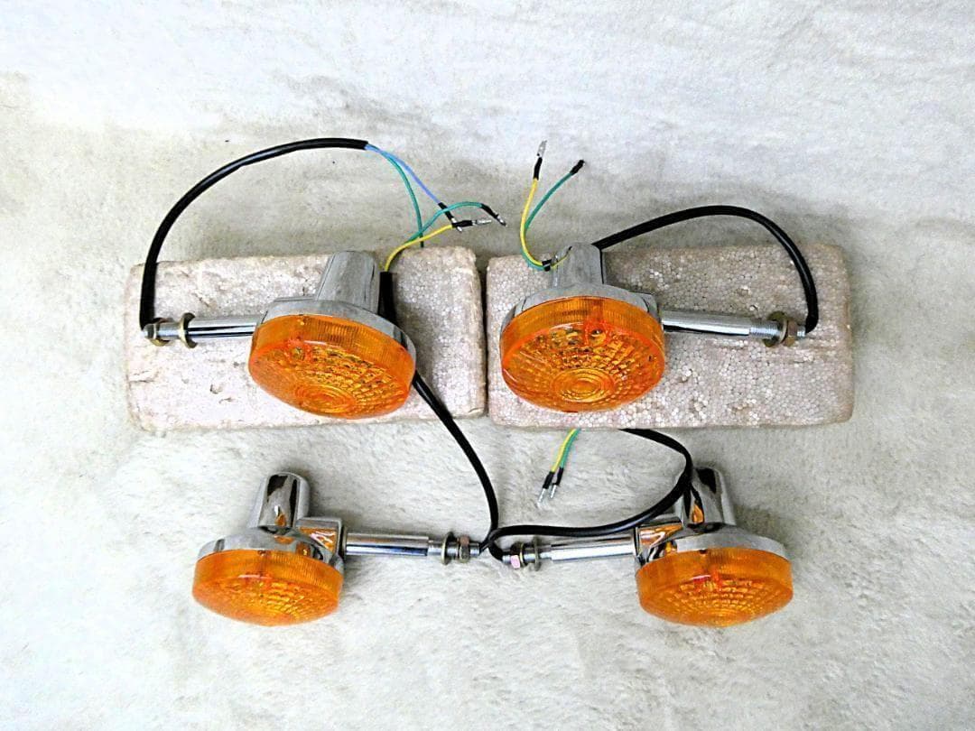 GS400 ウィンカー オレンジ4個/純正type アンバー GS750旧車 - パーツ